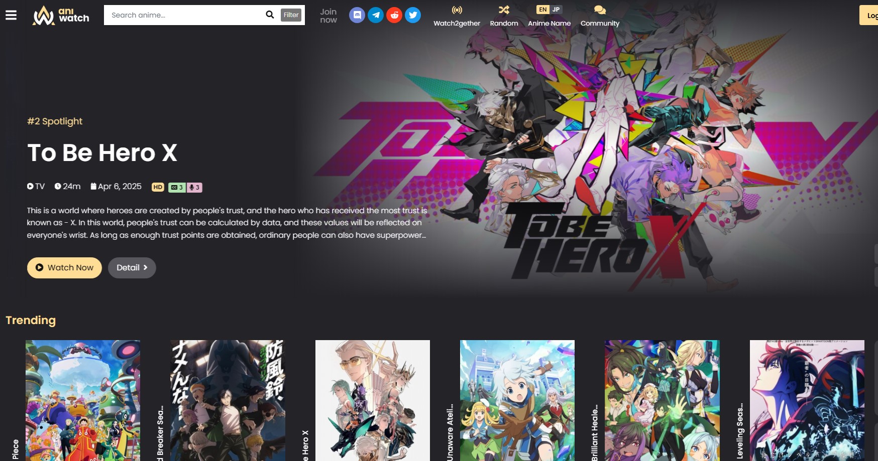 Aniwatch Poster – Free Anime Streaming in HD